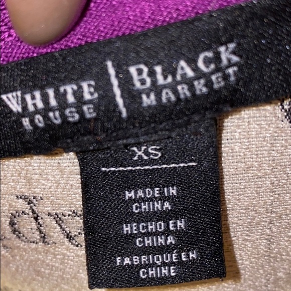 WHBM fuchsia purple capsleeve sleeveless top XS​ - Picture 5 of 6